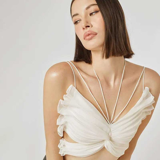 White Butterfly Halter