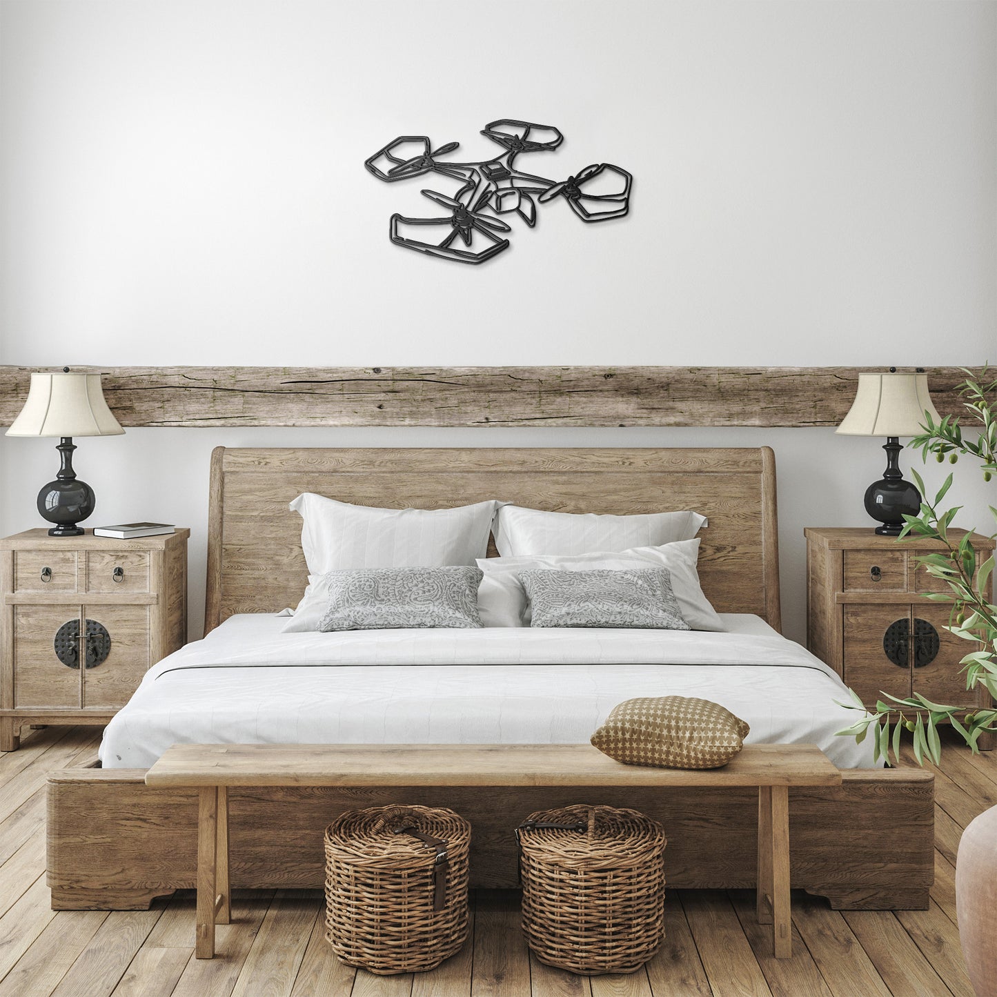 Metal Drone Sign