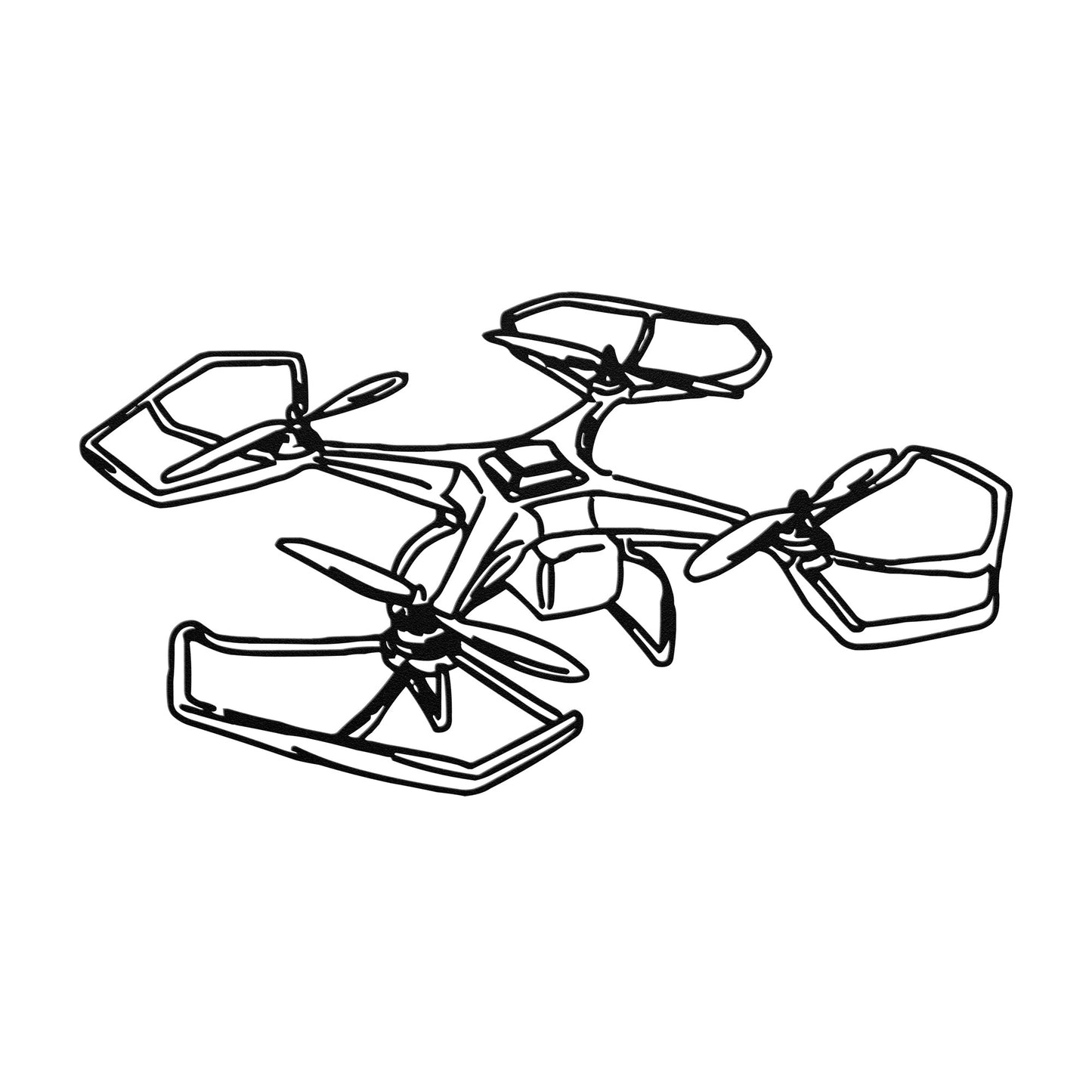 Metal Drone Sign