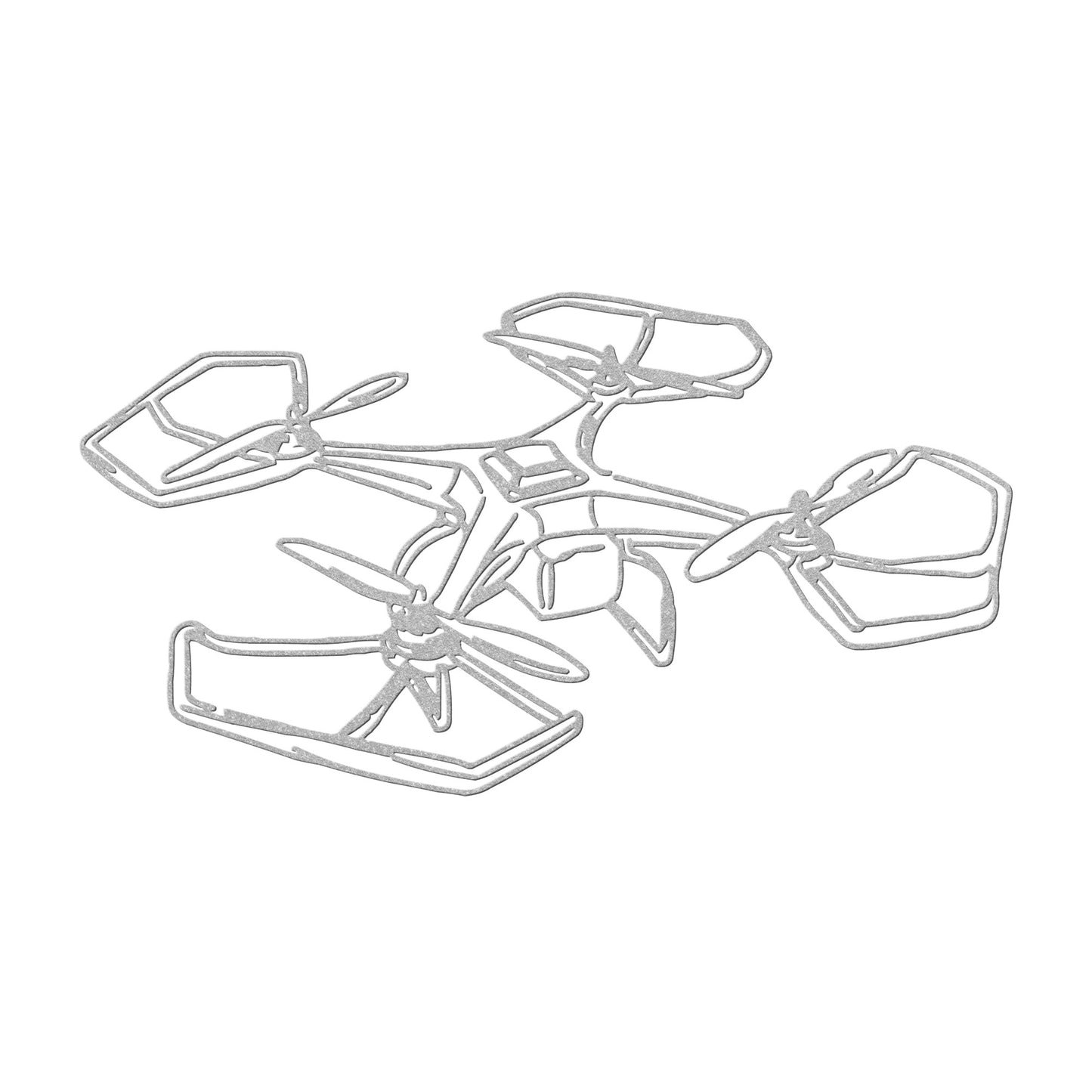Metal Drone Sign