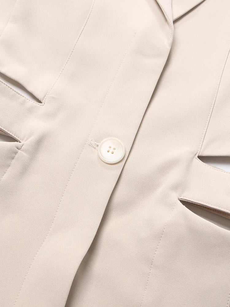 Stylish Notched Blazer