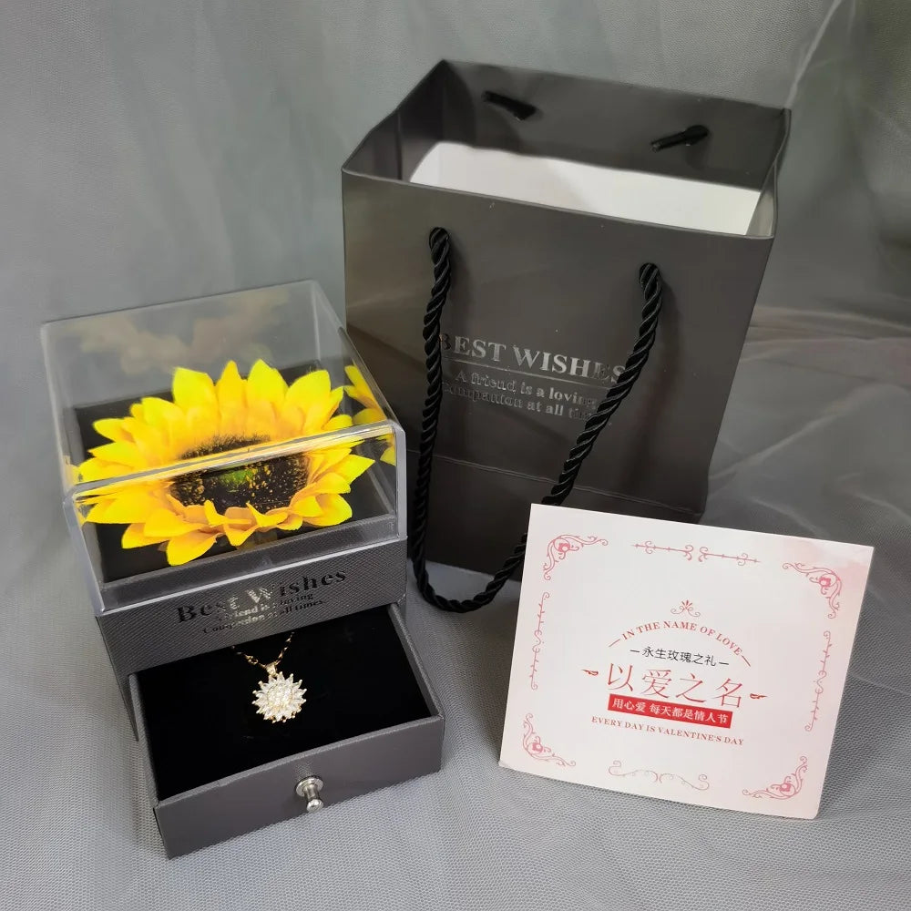 Eternal Sunflower Charm