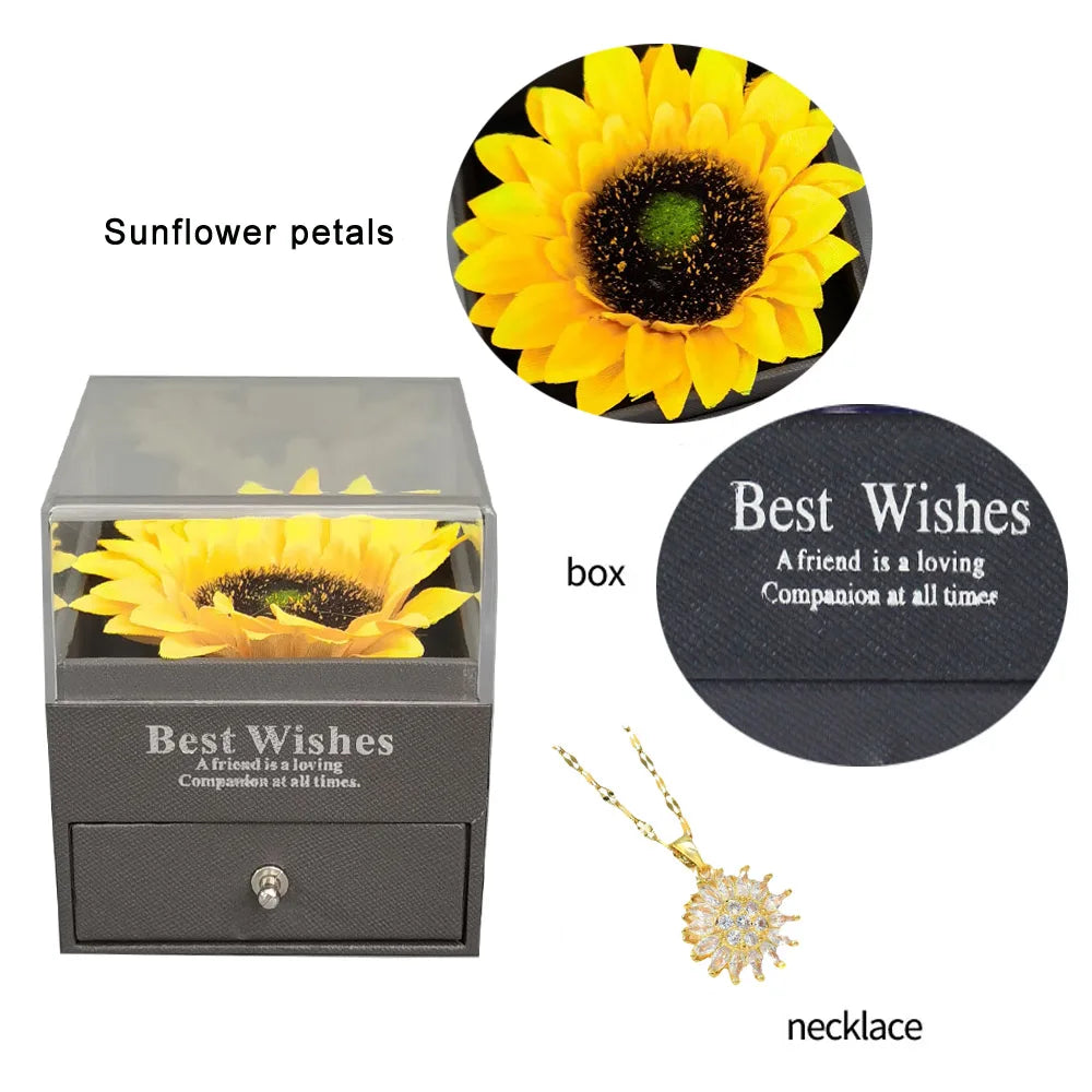 Eternal Sunflower Charm