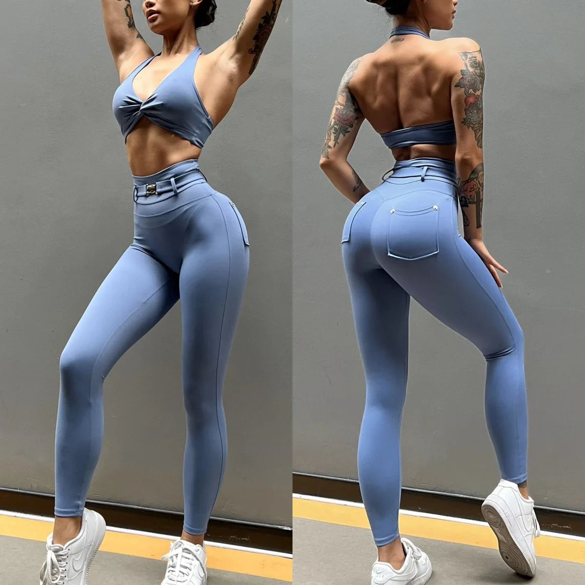 ShapeEnhance Belted Leggings