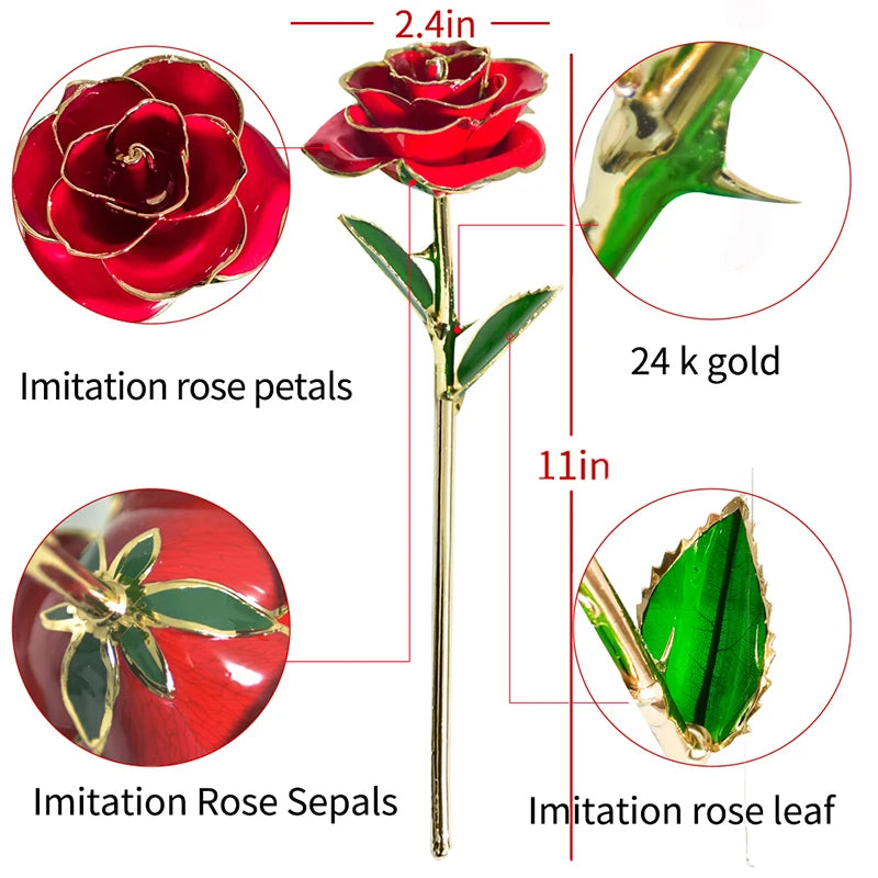 Gold Rose Gift
