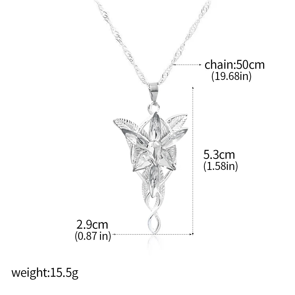 Evenstar Crystal Pendant
