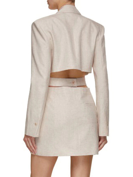 Stylish Notched Blazer