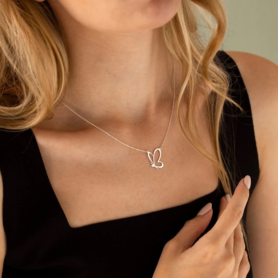 Golden Butterfly Necklace