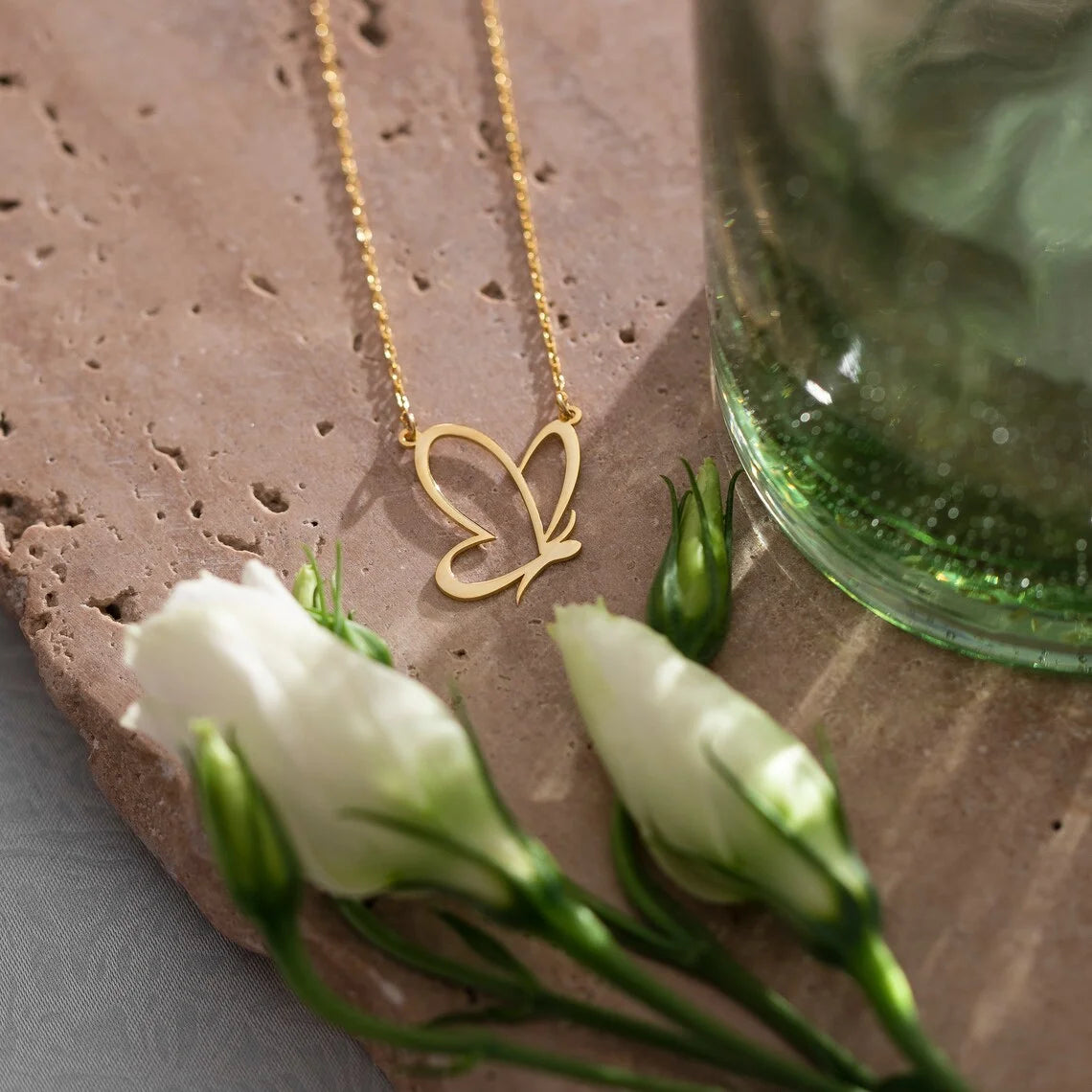 Golden Butterfly Necklace