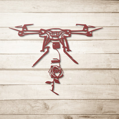 Drone-inspired Metal Art