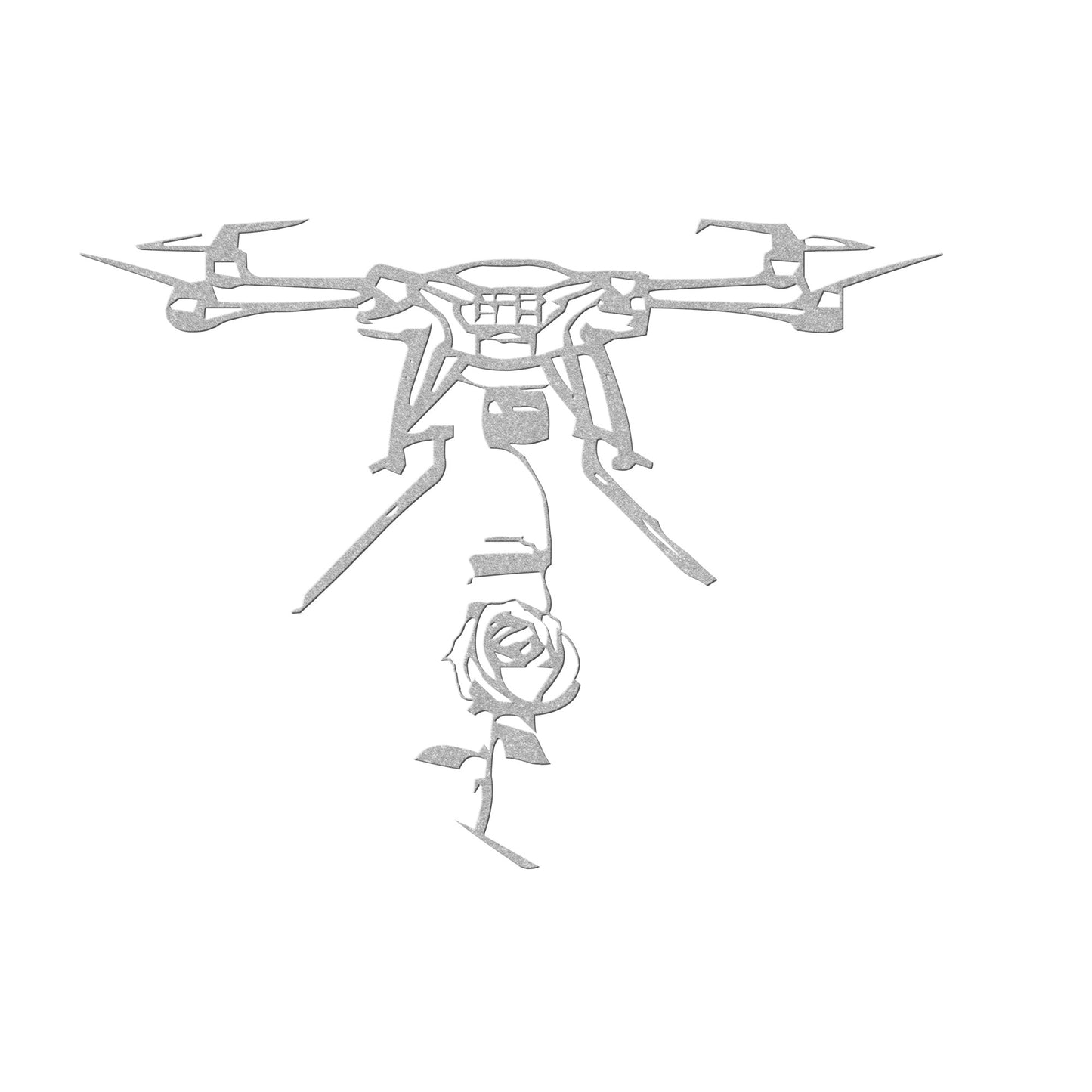 Drone-inspired Metal Art