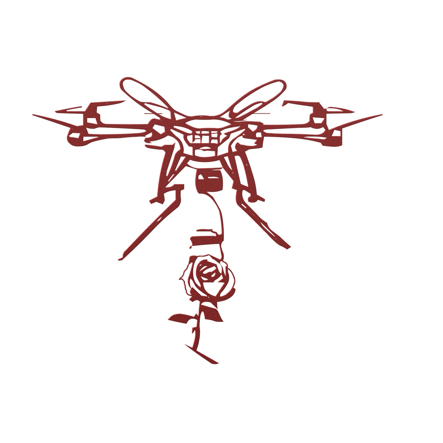 Drone Inspired Metal Art
