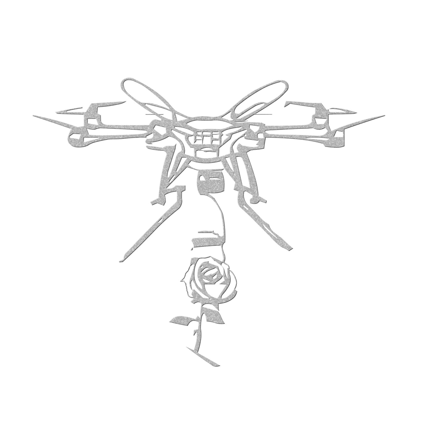 Drone Inspired Metal Art