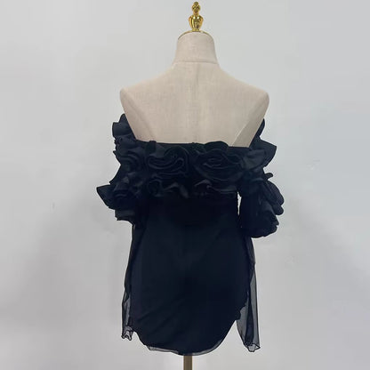 Elegant Mesh Dress
