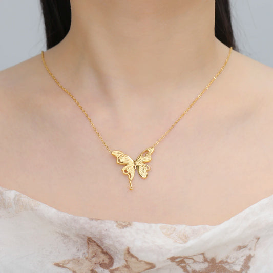 Golden Butterfly Charm