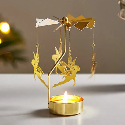 Elegant Rotating Candle Holder