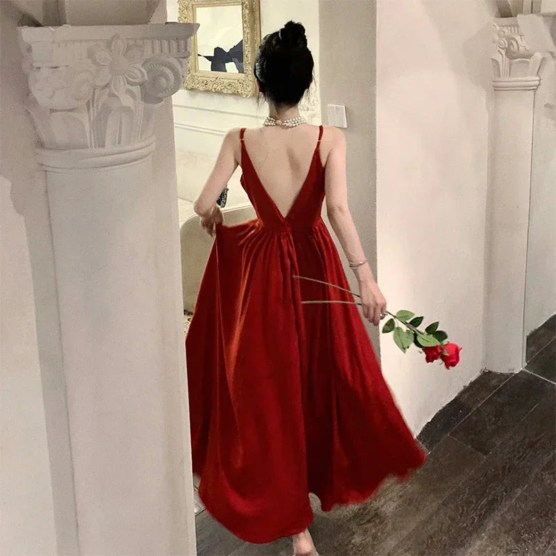Aerial Satin Dress