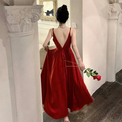 Aerial Satin Dress