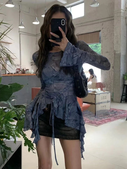 Retro Grunge Top