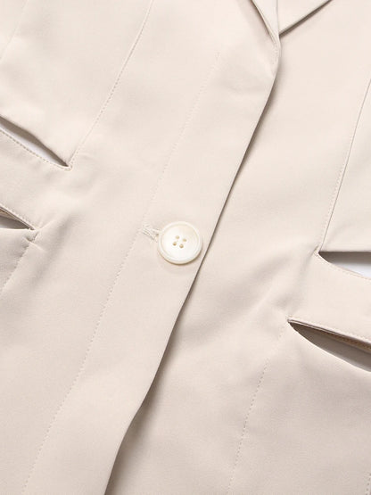 Stylish Notched Blazer