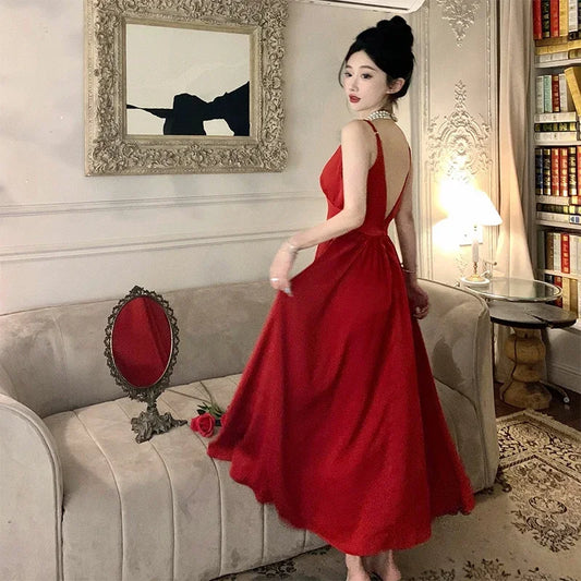 Aerial Satin Dress