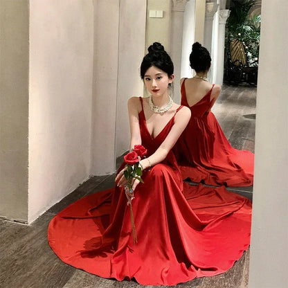 Aerial Satin Dress