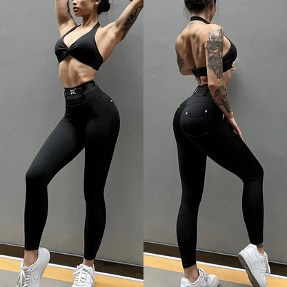 ShapeEnhance Belted Leggings