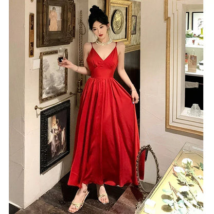 Aerial Satin Dress