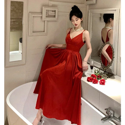 Aerial Satin Dress