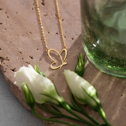 Golden Butterfly Necklace